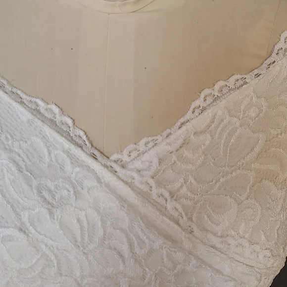 Blush brand stretch lace wedding dress - Picture 3 of 7